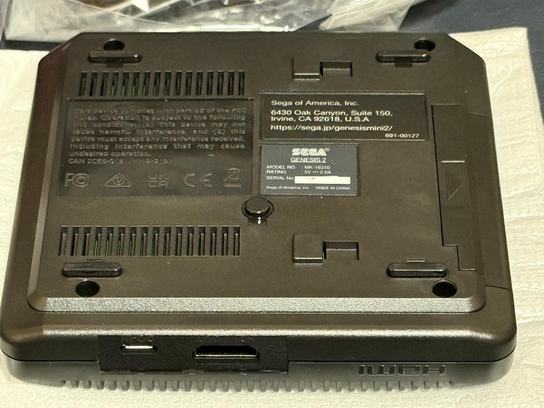 セガ ジェネシスミニ２(Genesis Mini 2)国内限定版