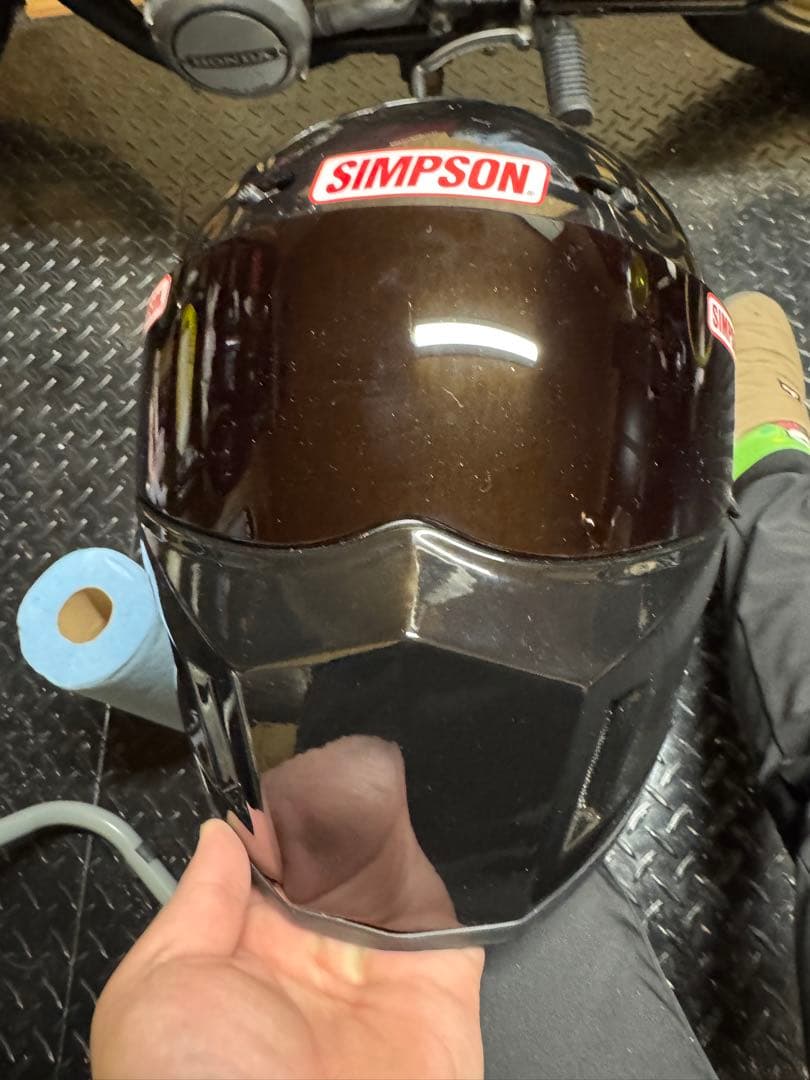 SIMSON ブラック フルフェイスヘルメット