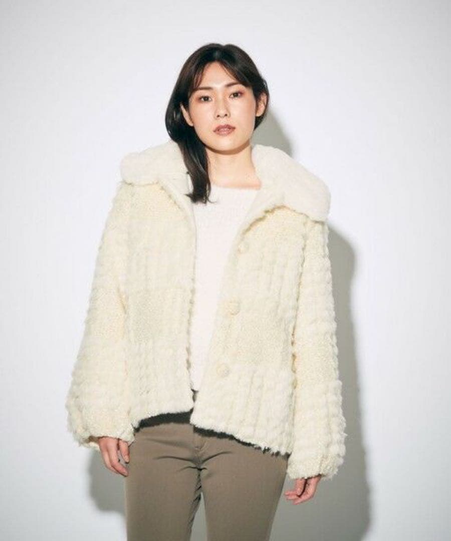 グレースコンチネンタル　ファーミックスツィードジャケット