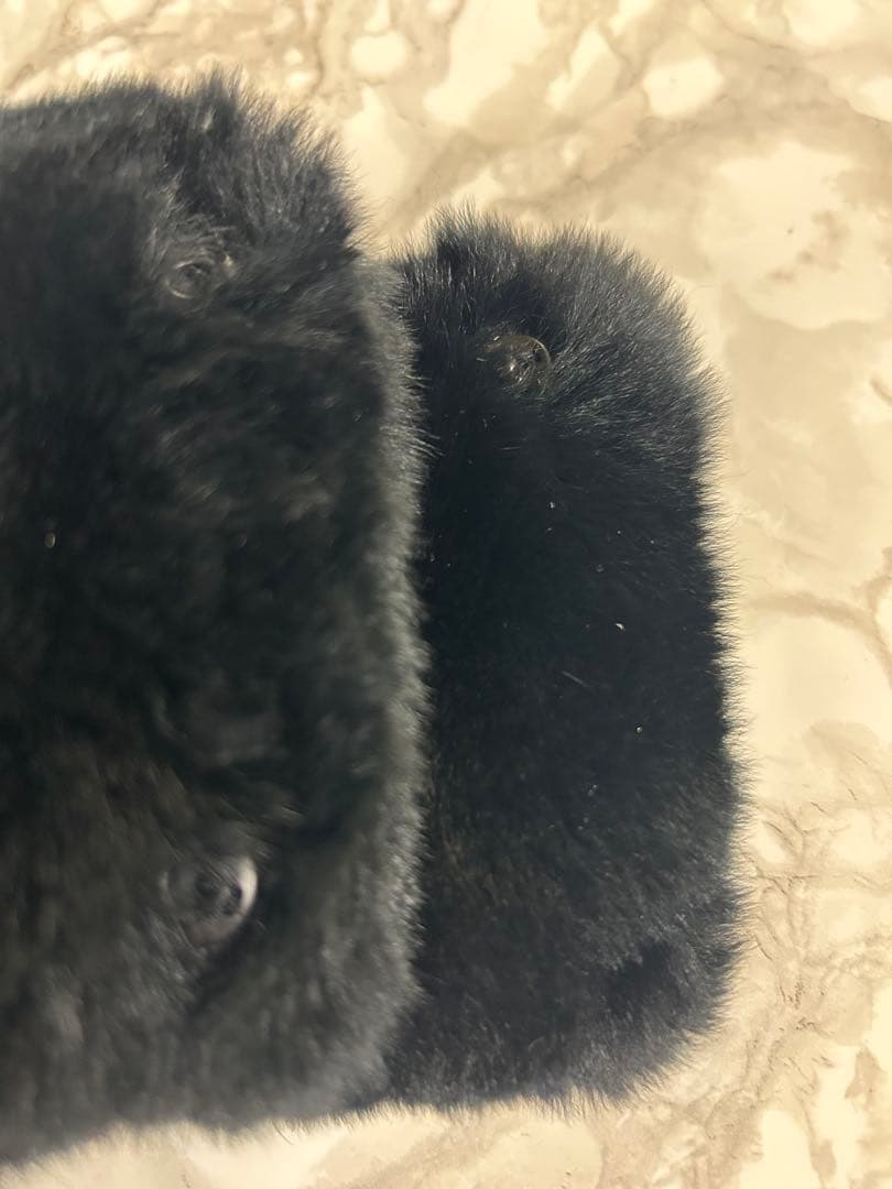 CHANEL✨シャネル✨100％ラパンラビット毛 ファーリストバンド