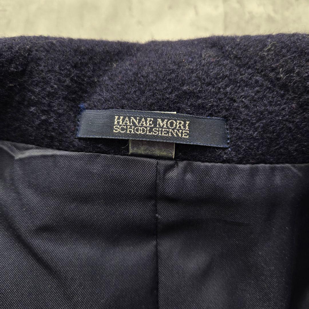 HANAE MORI スクールコート 紺ブレ ダブル　金ボタン ネイビー 日本製