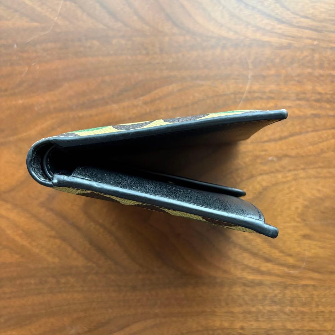 A*a様 美品　希少　coach×A BATHING APE 二つ折り財布　迷彩