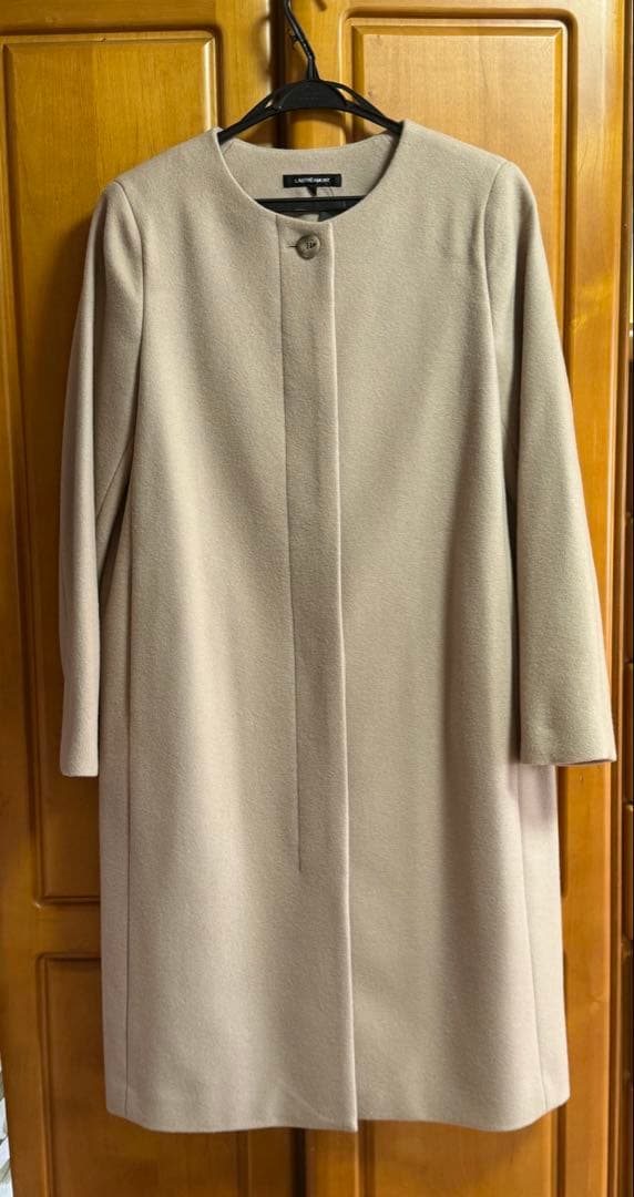 ！SALE！ロートレアモン　新品未使用　ノーカラー　ウールロングコート