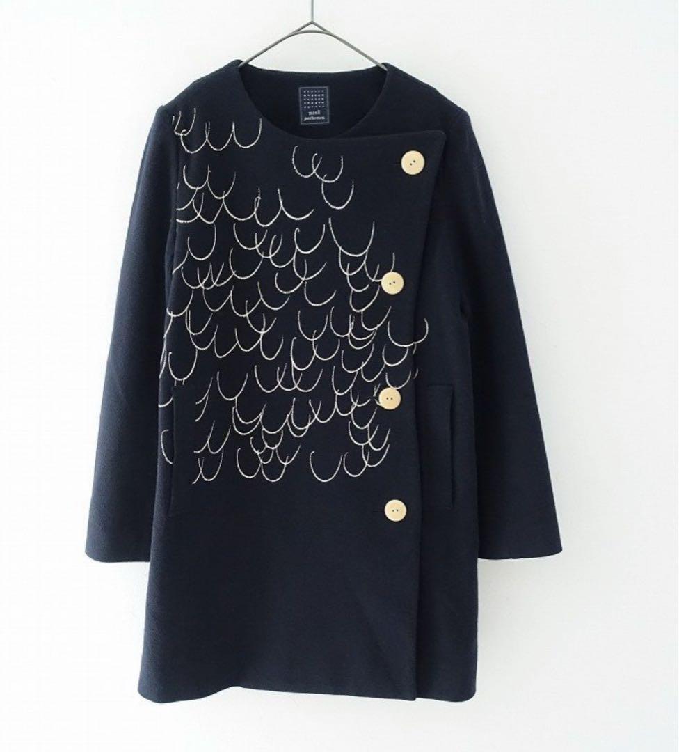 ミナペルホネン plume コート　着画あり