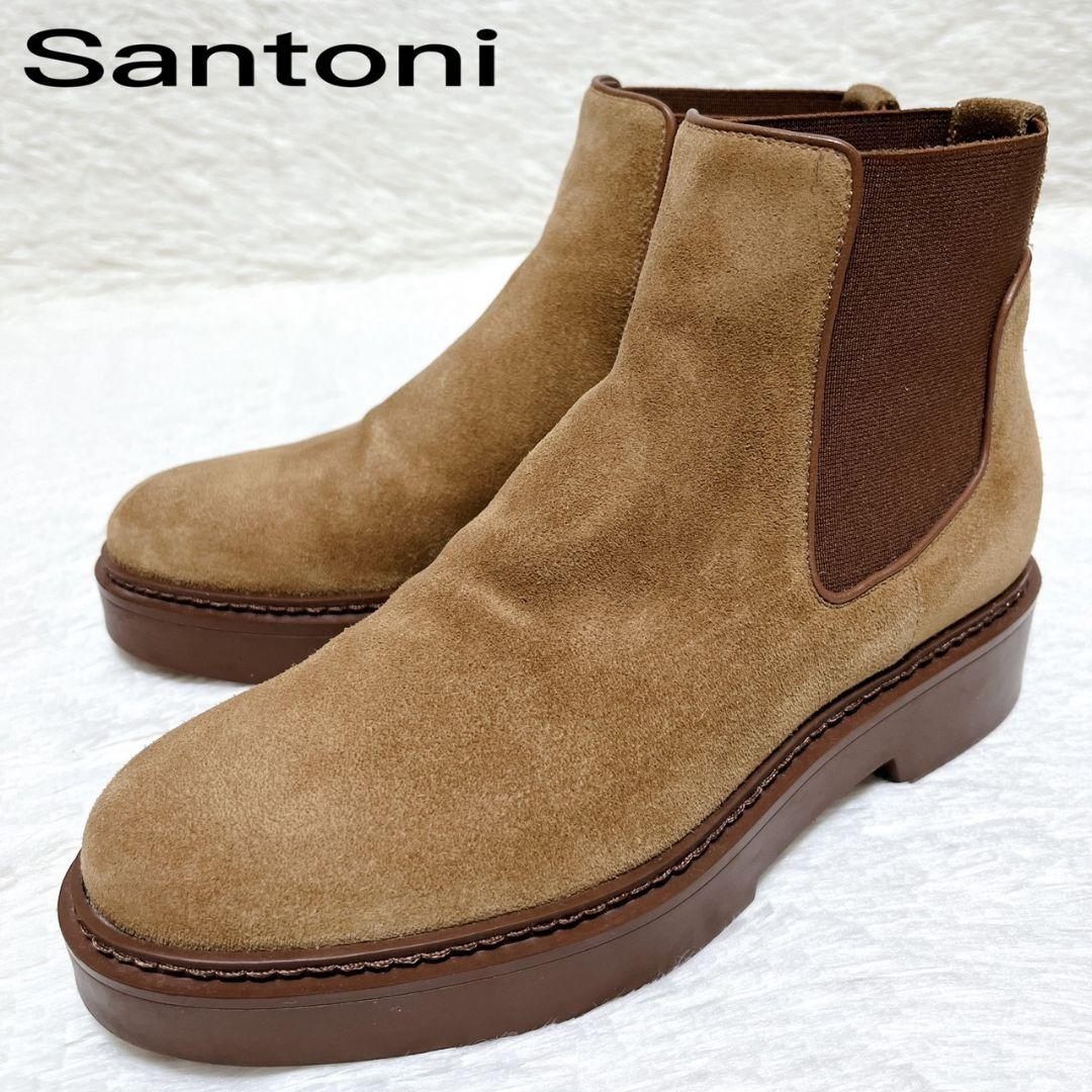 24時間限定価格​【極美品】サントーニ スエード サイドゴア ブーツ 38