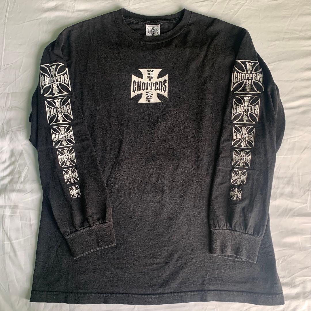 希少レア良品 90s WEST COAST CHOPPERS Tシャツ ロンT