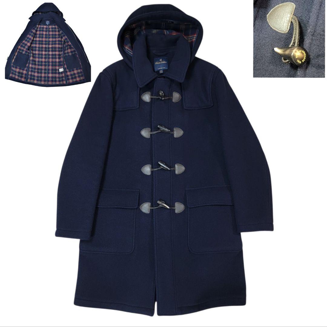 圧巻 ダブルフェイス生地 ブルックスブラザーズ 羊毛100% ダッフルコート