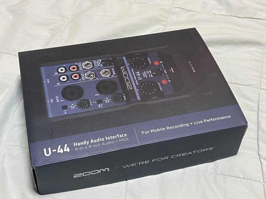 U-44 オーディオインターフェイス 本体　元箱、取説付き