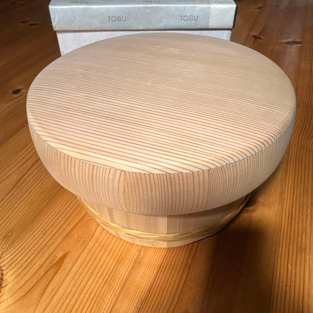 新品未使用　おひつ　3合　大館　曲げわっぱ