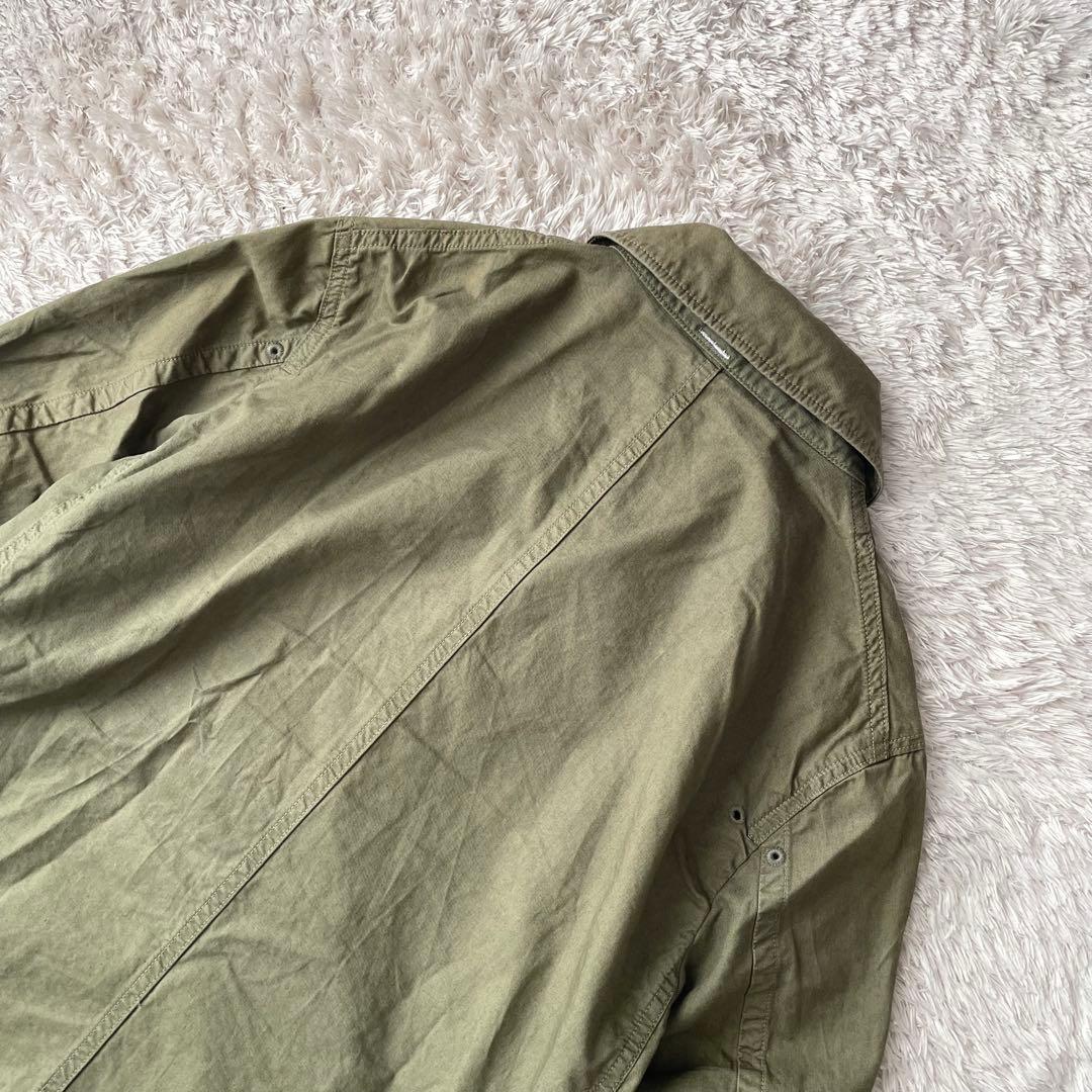エムエイチエル MHL fatigue jacket M カーキ