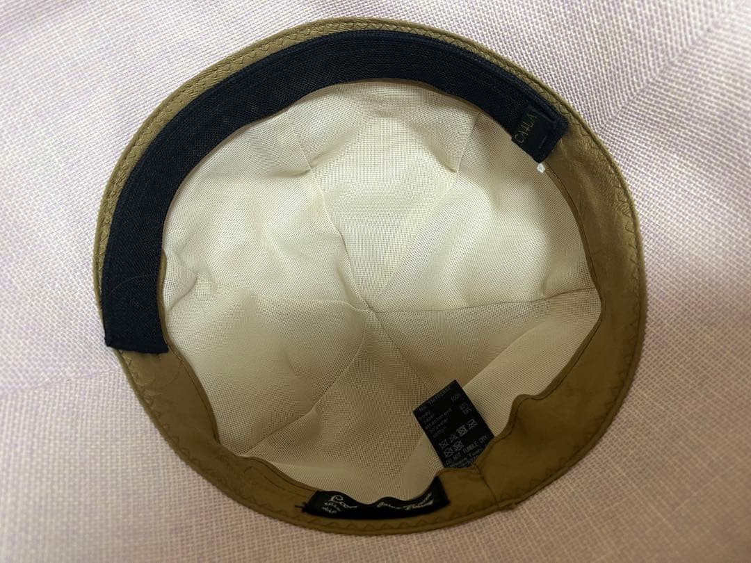 カシラ 帽子　夏　ピンク　リボン　未使用品