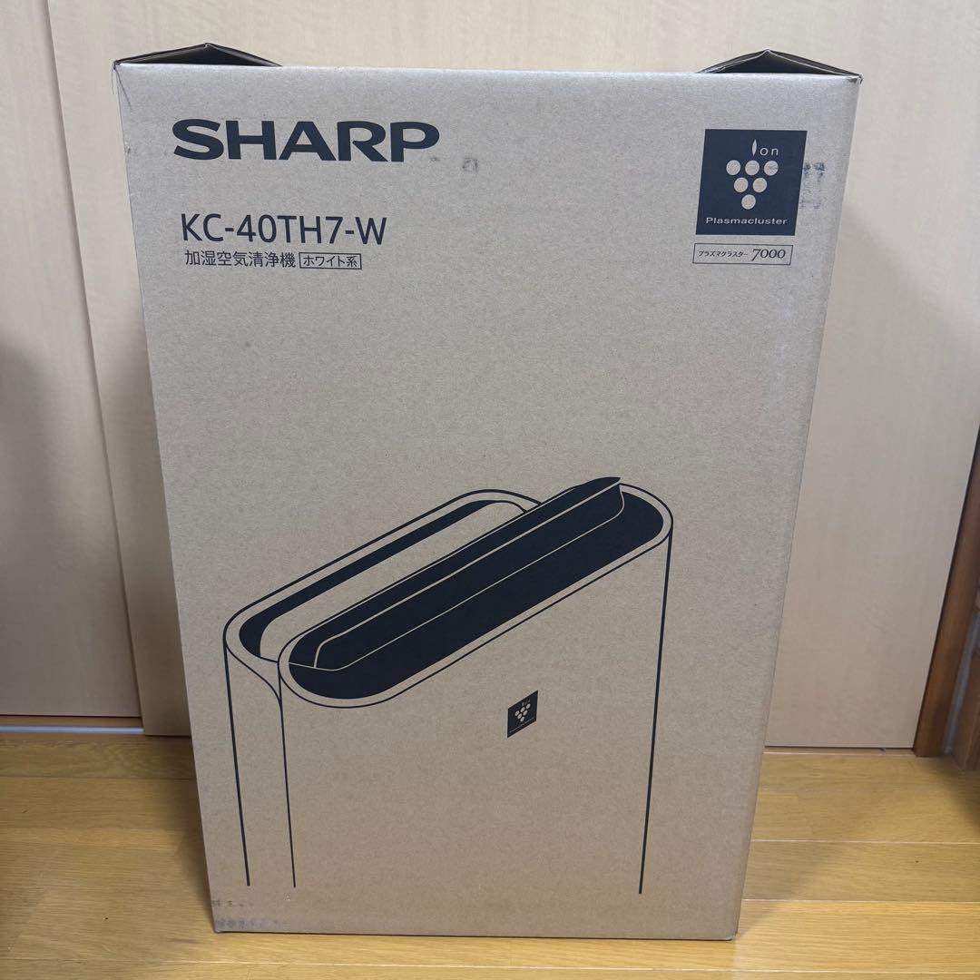 【新品】SHARP KC-40TH7-W 加湿空気清浄機 ホワイト