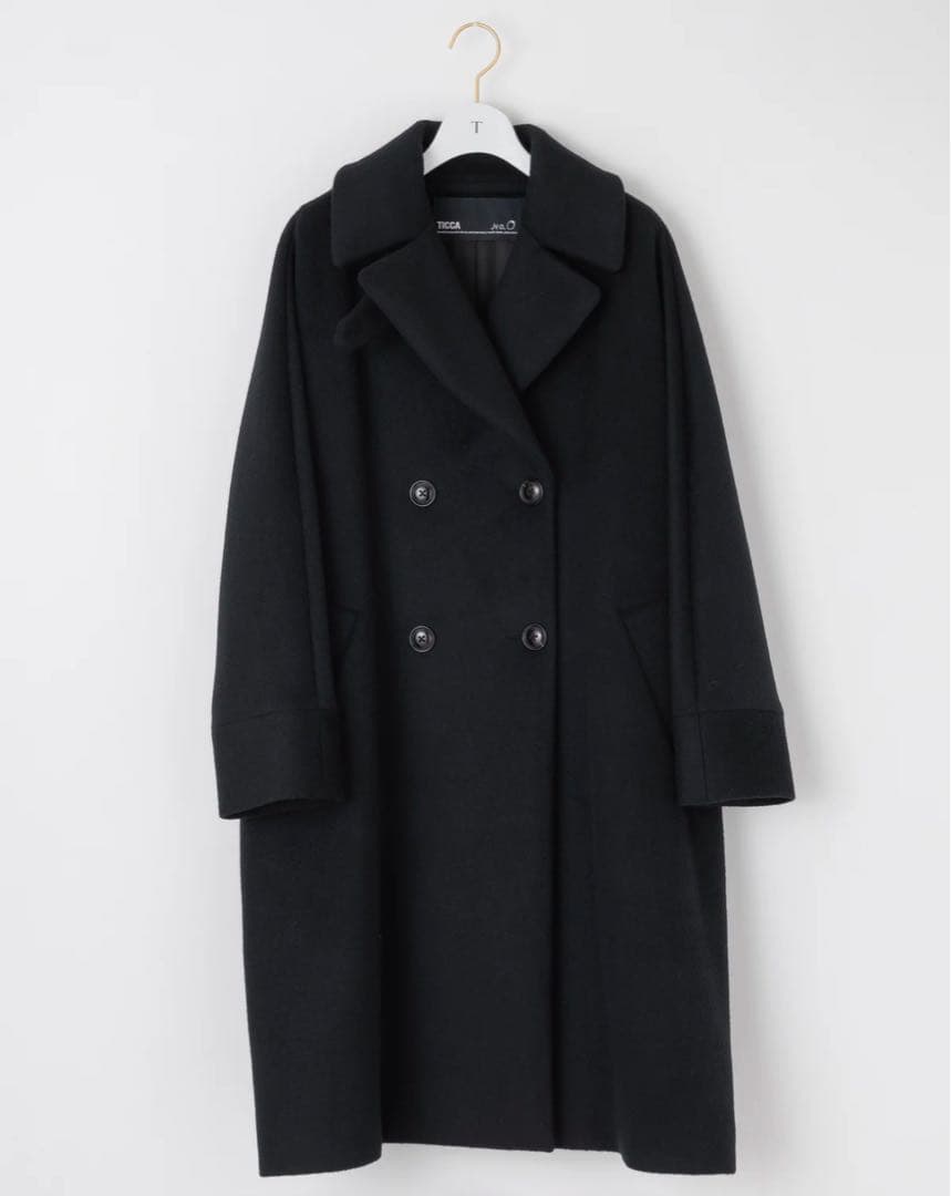 美品 TICCA プレミアムテントコート ブルーブラック