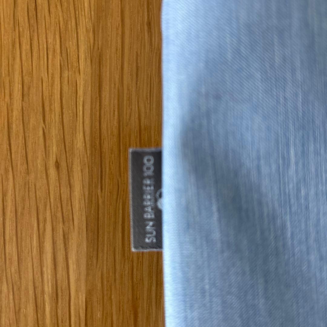 サンバリア100 3段折日傘　フロストブルー