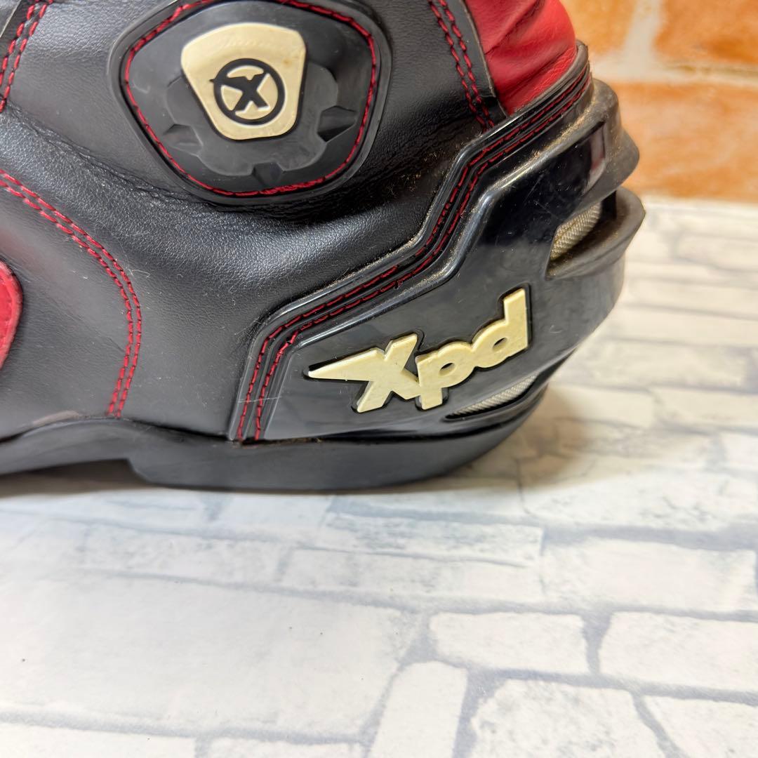 XPD XP3-S レーシングブーツ 靴 45 約28.5-29cm 赤 黒