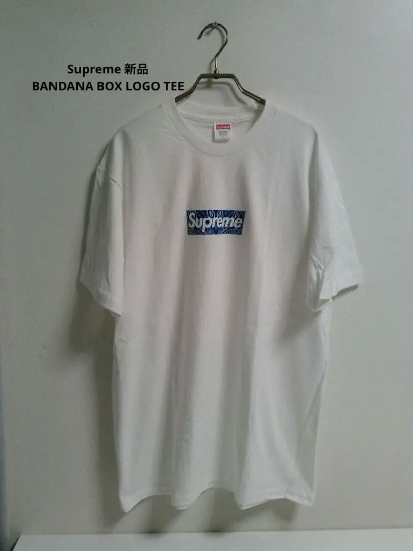新品 Supreme BOX ロゴ TEE シュプリーム バンダナ 本物