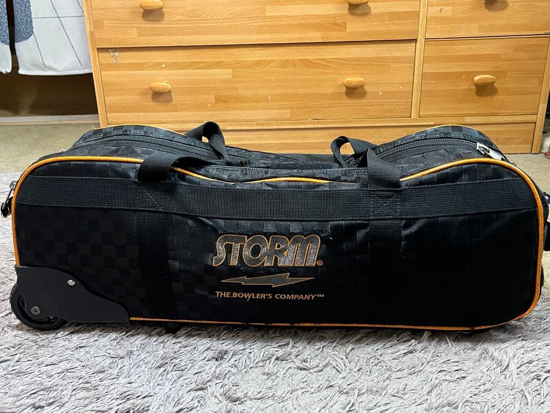 STORM ボウリング用バッグ3個入り ブラック/オレンジ