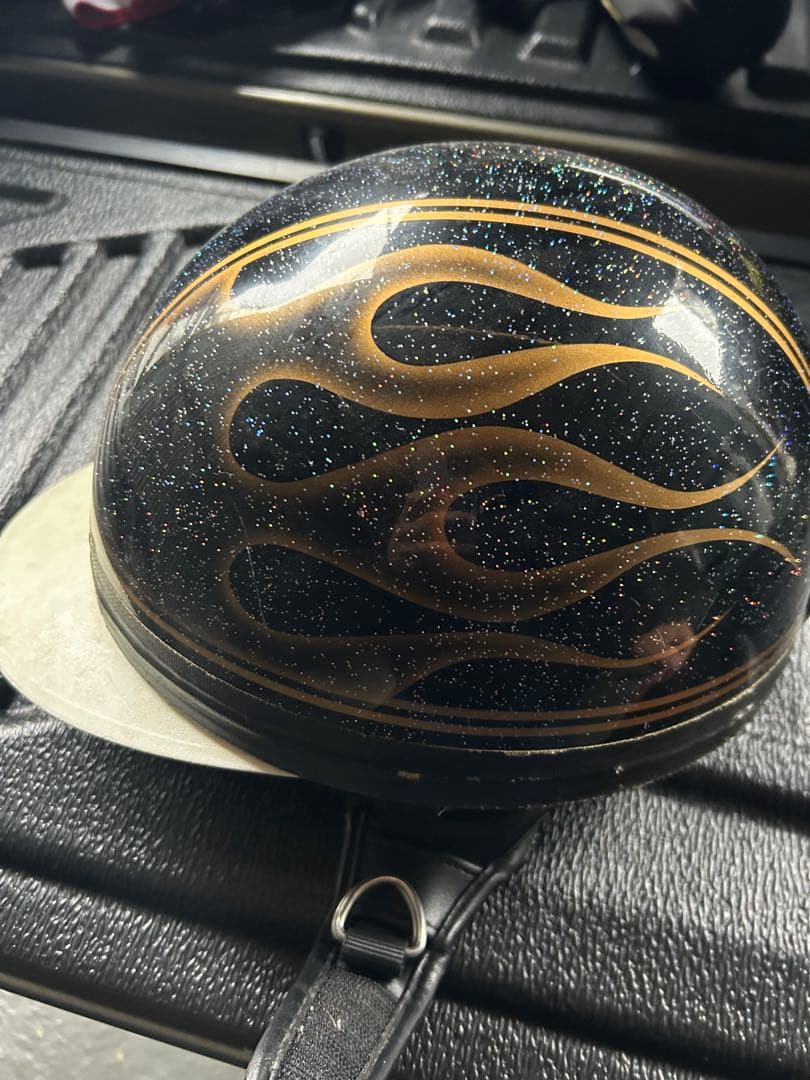 ファイヤーパターンコルク半キャップ