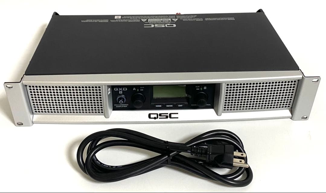 美品 QSC GXD8 ステレオ パワーアンプ GXDシリーズ GXD8-NA