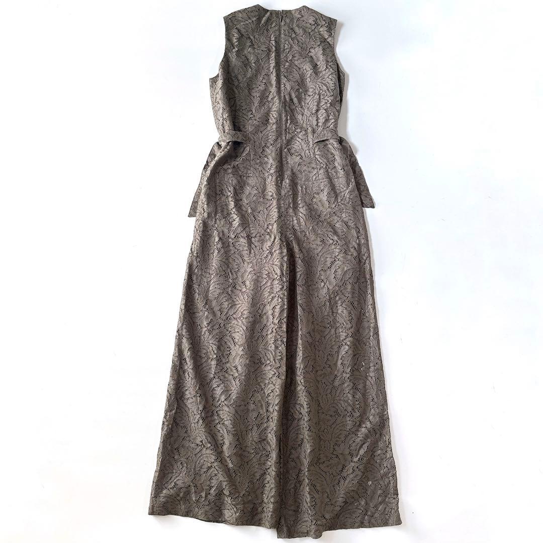 新品⁑ユナイテッドトウキョウ　総レースオールインワン　カーキグレー　1 ドレス