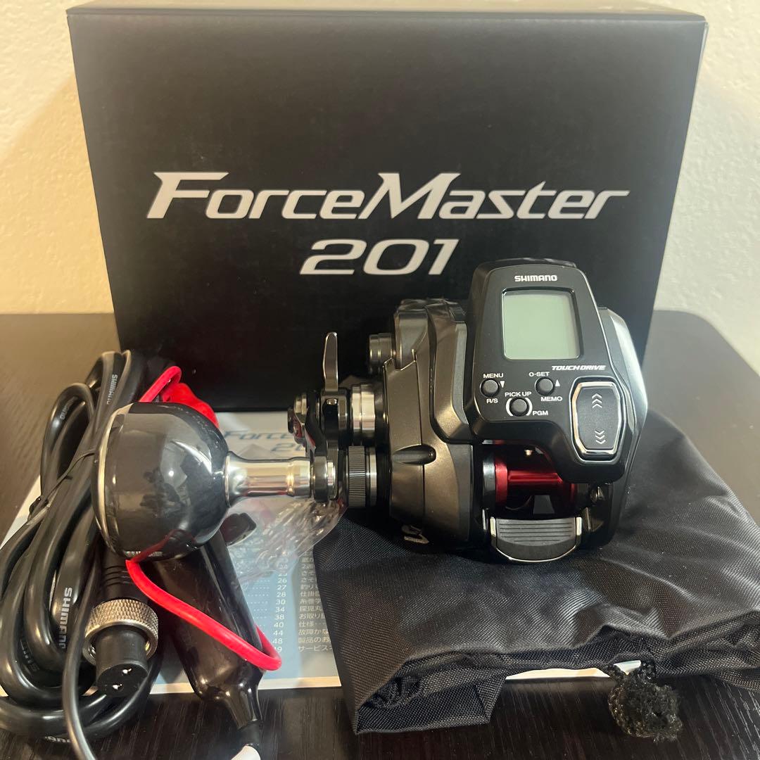 【新品未使用】 シマノ 22 フォースマスター 201 左ハンドル