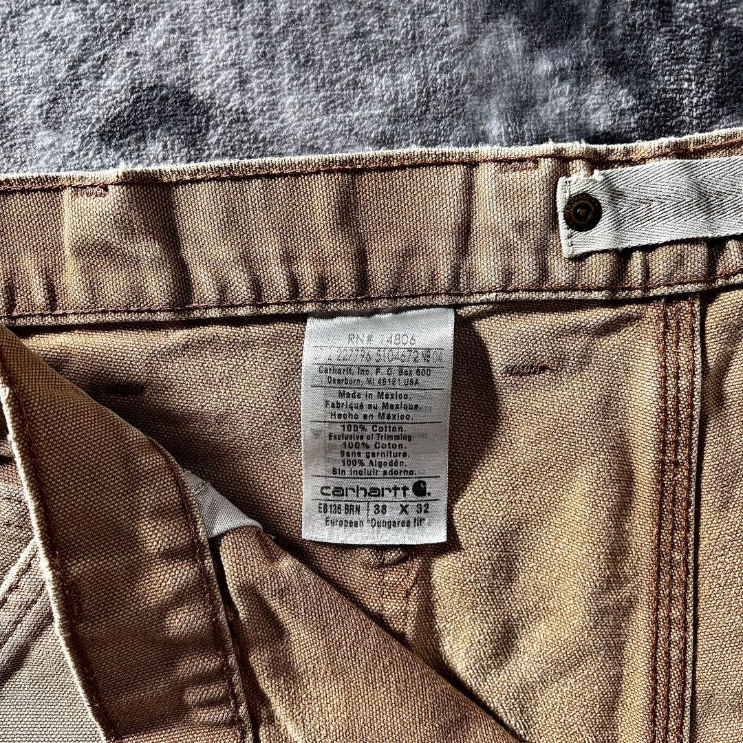 コメ欄セール！ 厚手 ダック地 一点物 ダブルニー 38×32 ビックシルエット