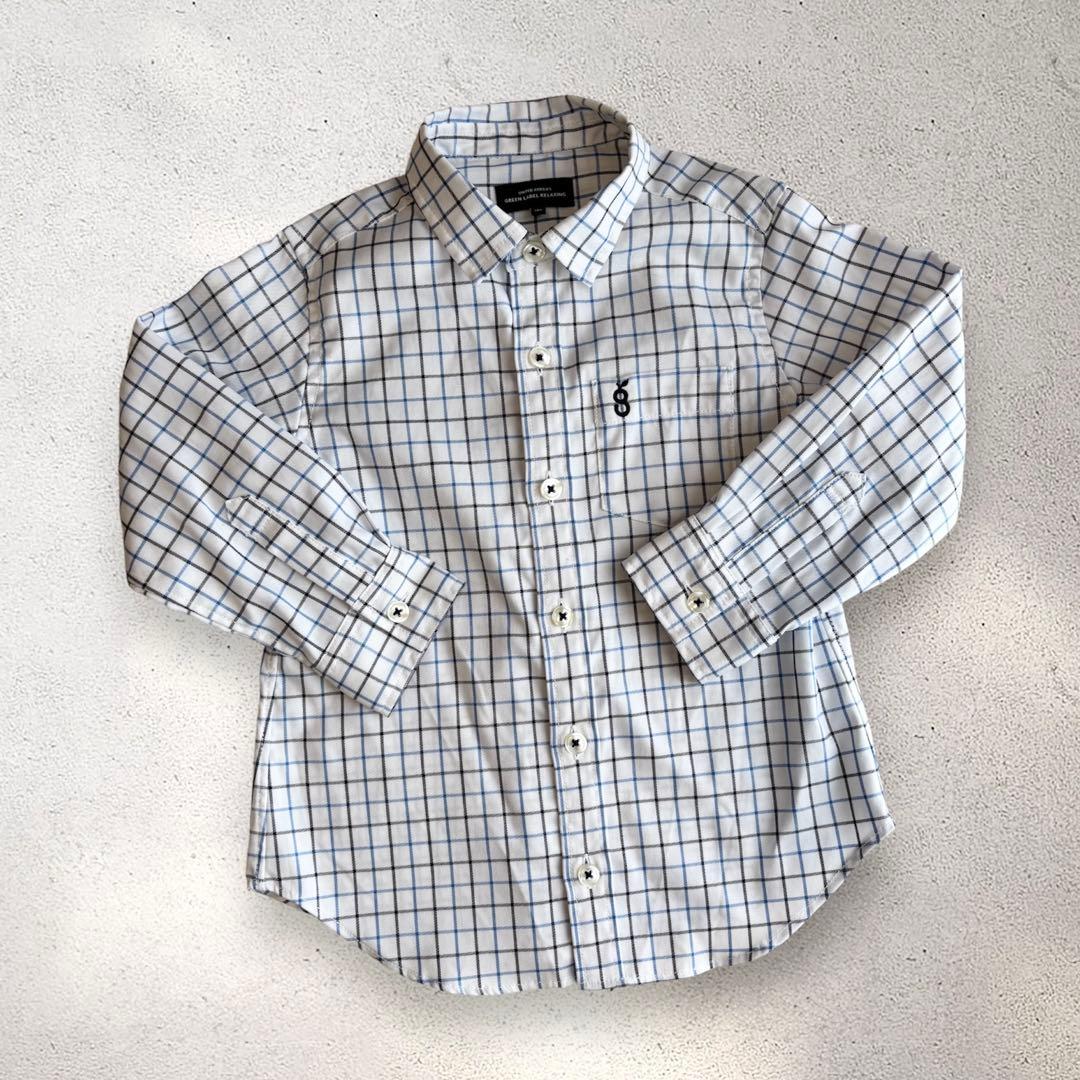 4点セットグリーンレーベルリラクシング110男の子スーツ 卒園式　入学式　七五三