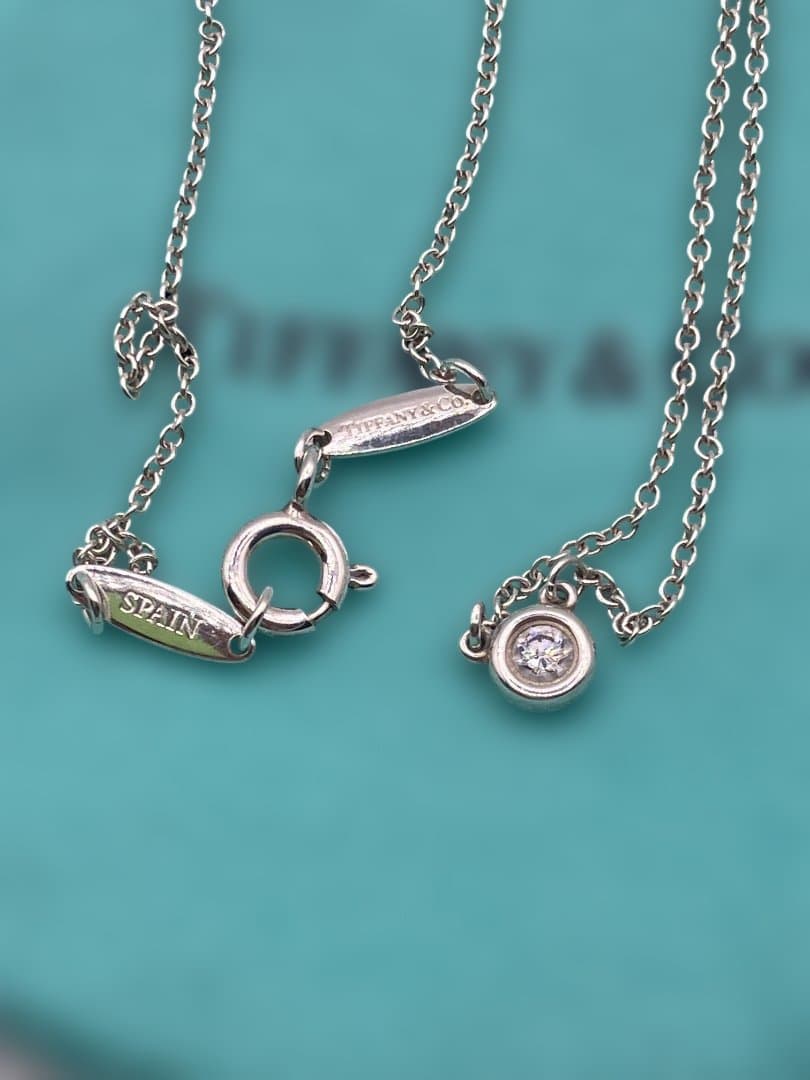 ティファニー バイザヤード ダイヤ ネックレス シルバー