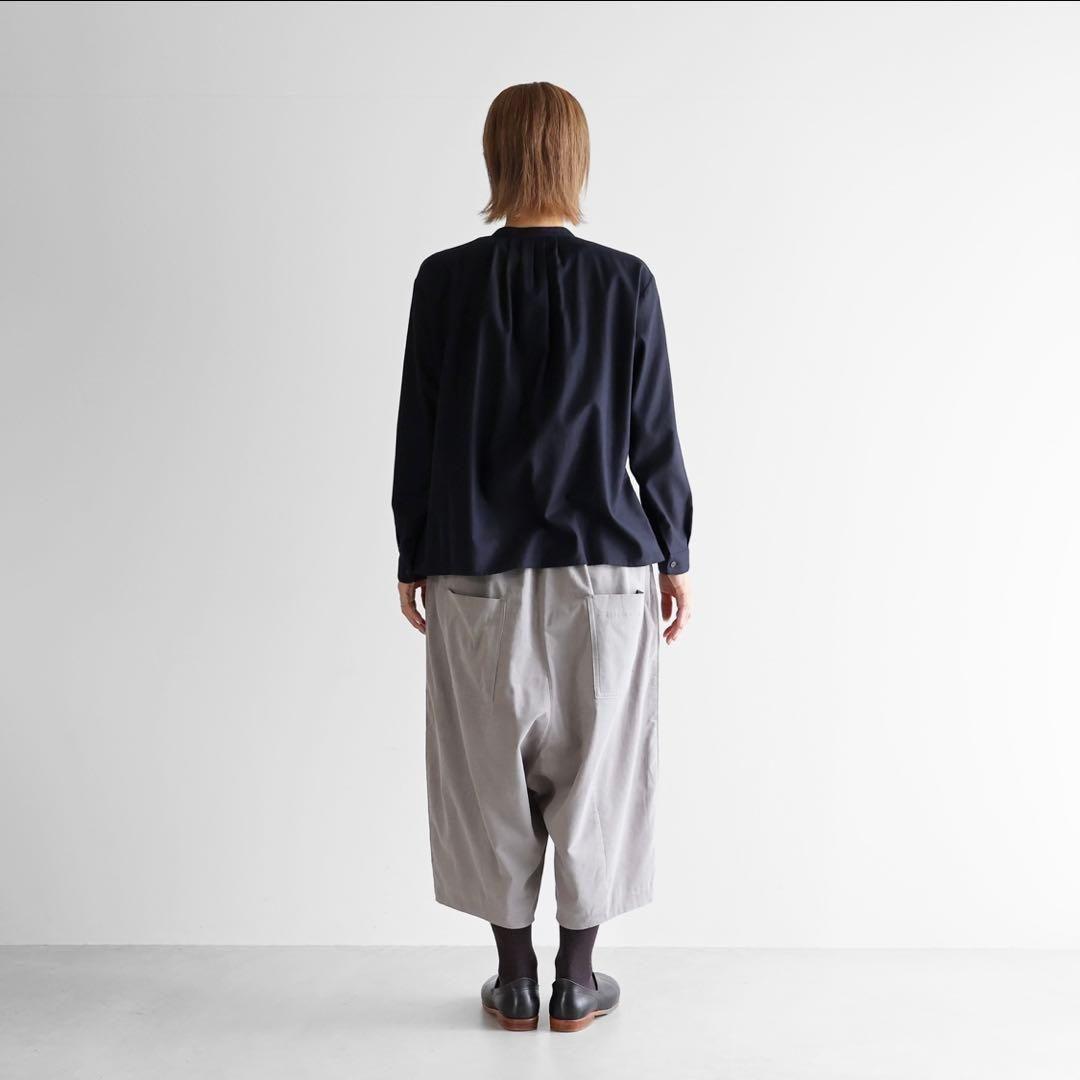 1708　Huis遠州織物みじんコールサルエルバルーンパンツコーデュロイ