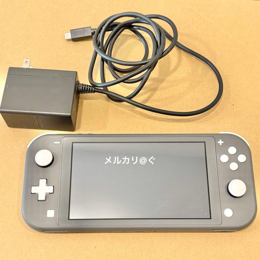 NINTENDO Switch light グレー 本体 充電器