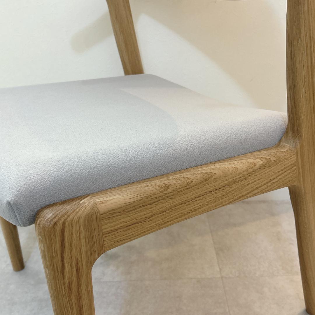 ナガノインテリア DC354 アームチェア オーク グレー