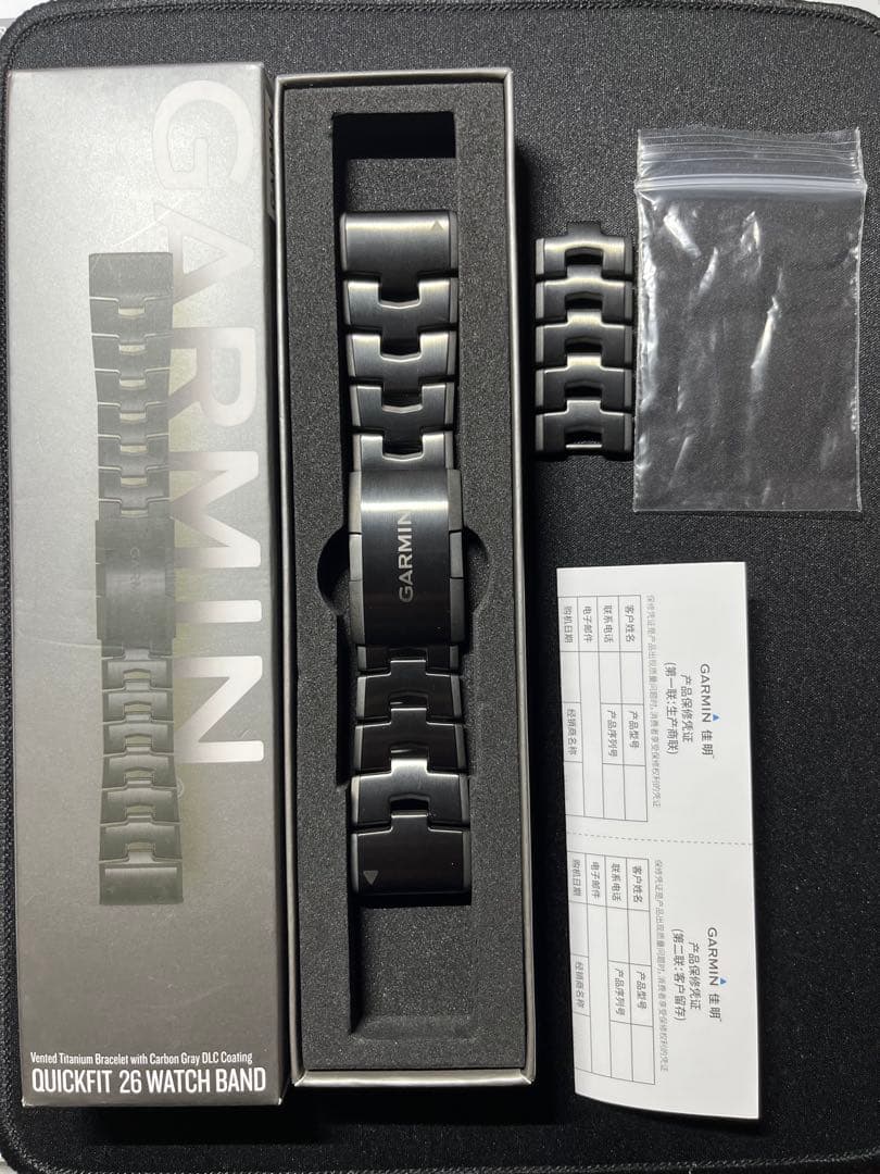 Garmin QuickFit 26mm チタンバンド