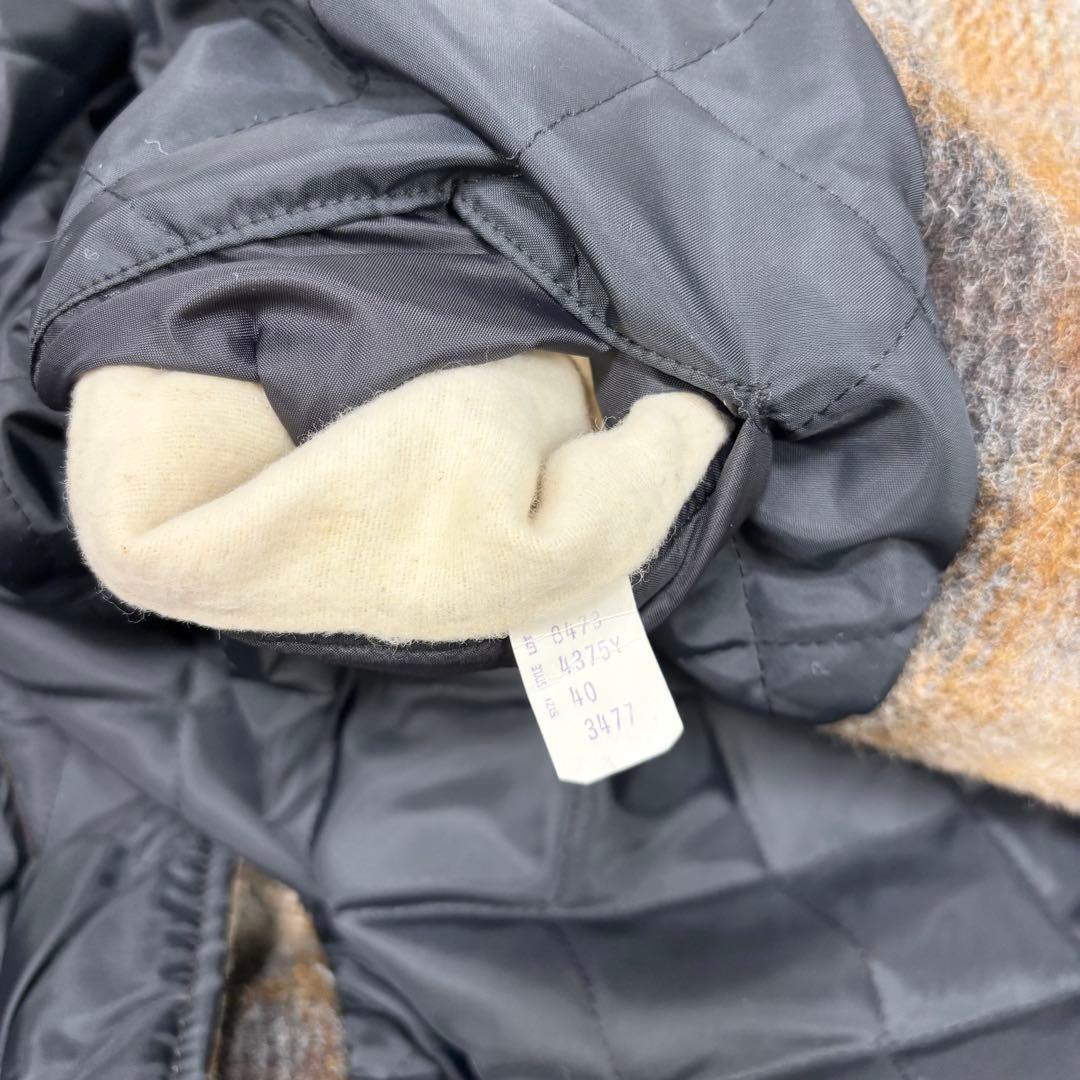 USA製 スピワック ゴールデンフリース オンブレーチェック Pコート 40