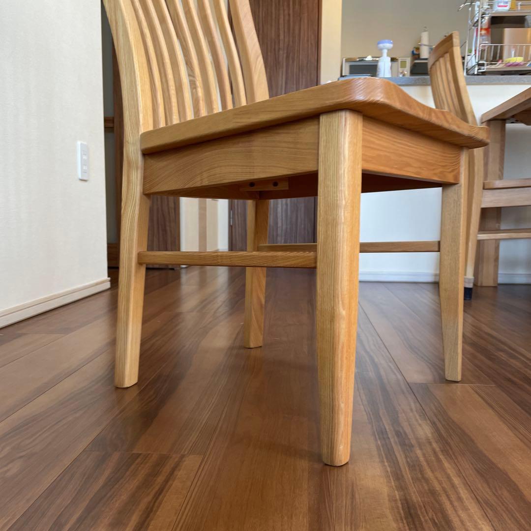 木製ダイニングチェア③