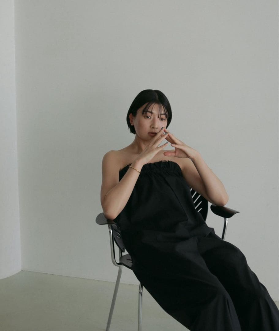 アンヌーク　Cutoff Bare Combinaison ブラック36