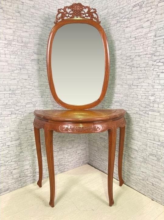 アンティーク調 ドレッサー 鏡台 レトロ ヴィンテージ 化粧台 イギリス 猫脚