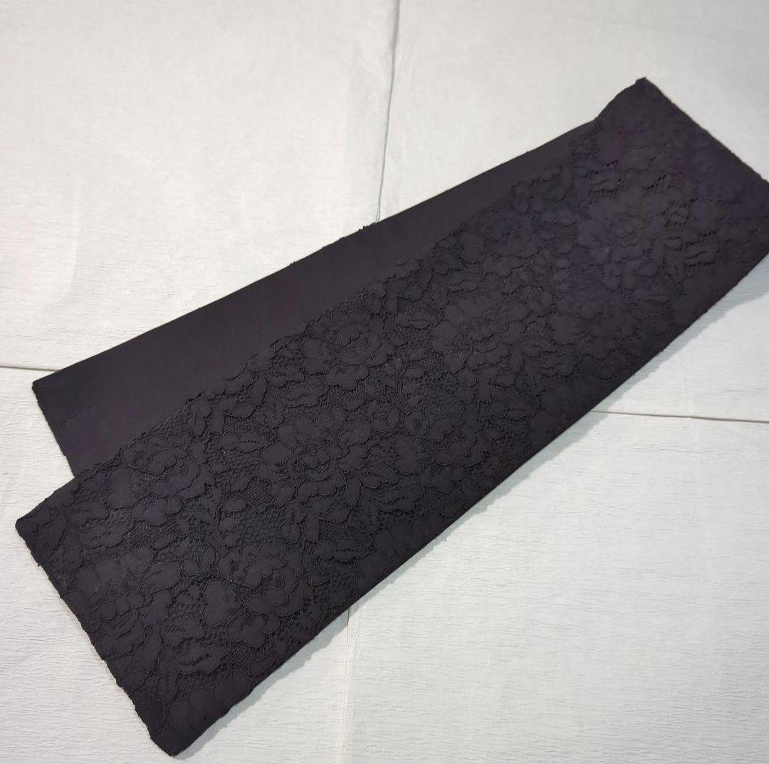 帯ベルト No.1795 黒レース×黒 和洋折衷コーデにも