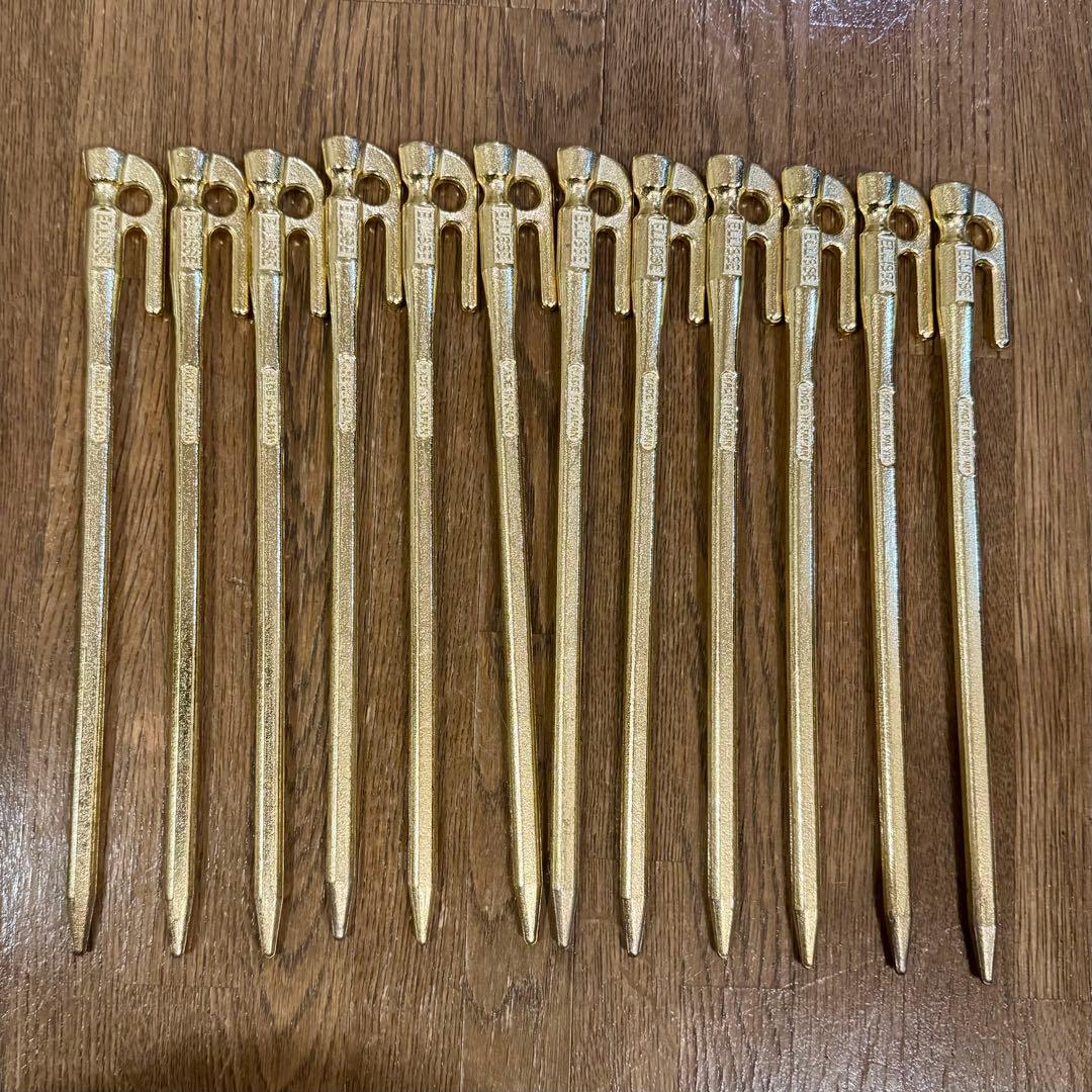 新品　エリッゼ　鍛造ペグ 焼入れ エリッゼステーク (11本セット)