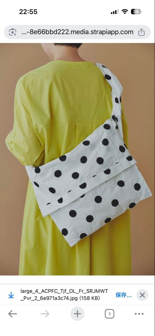 ミナペルホネン　ほぼ未使用　vapor papier bag ショルダーバッグ