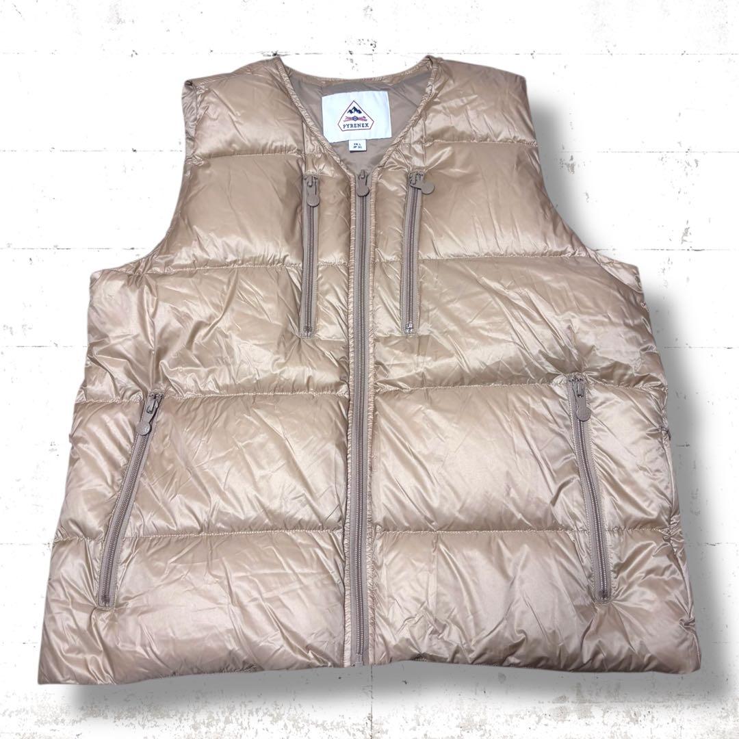 極美品　PYRENEX ダウン　ベスト　XLサイズ　ESCAPE VEST