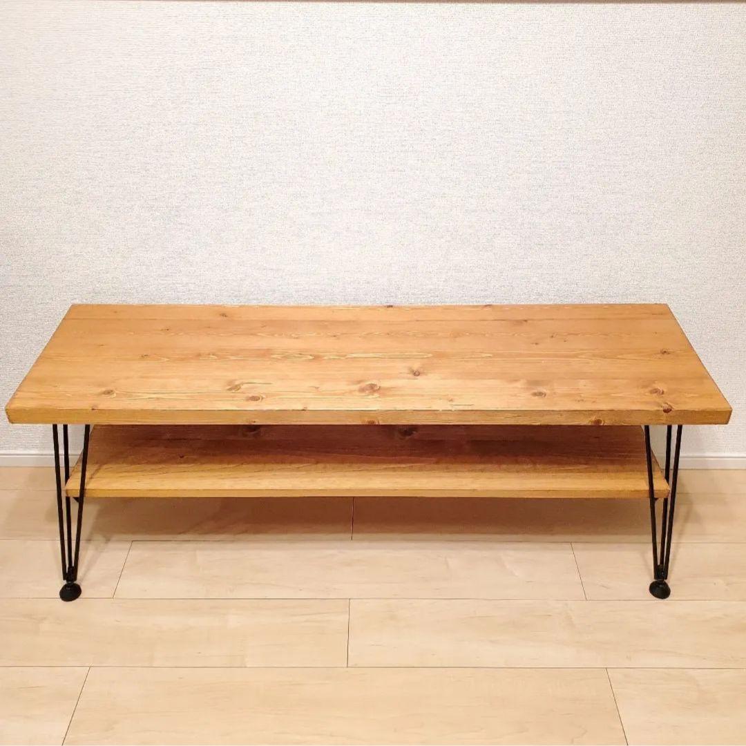 テレビ台 117cm ヴィンテージ調 パイン天然木 テレビボード ローボード