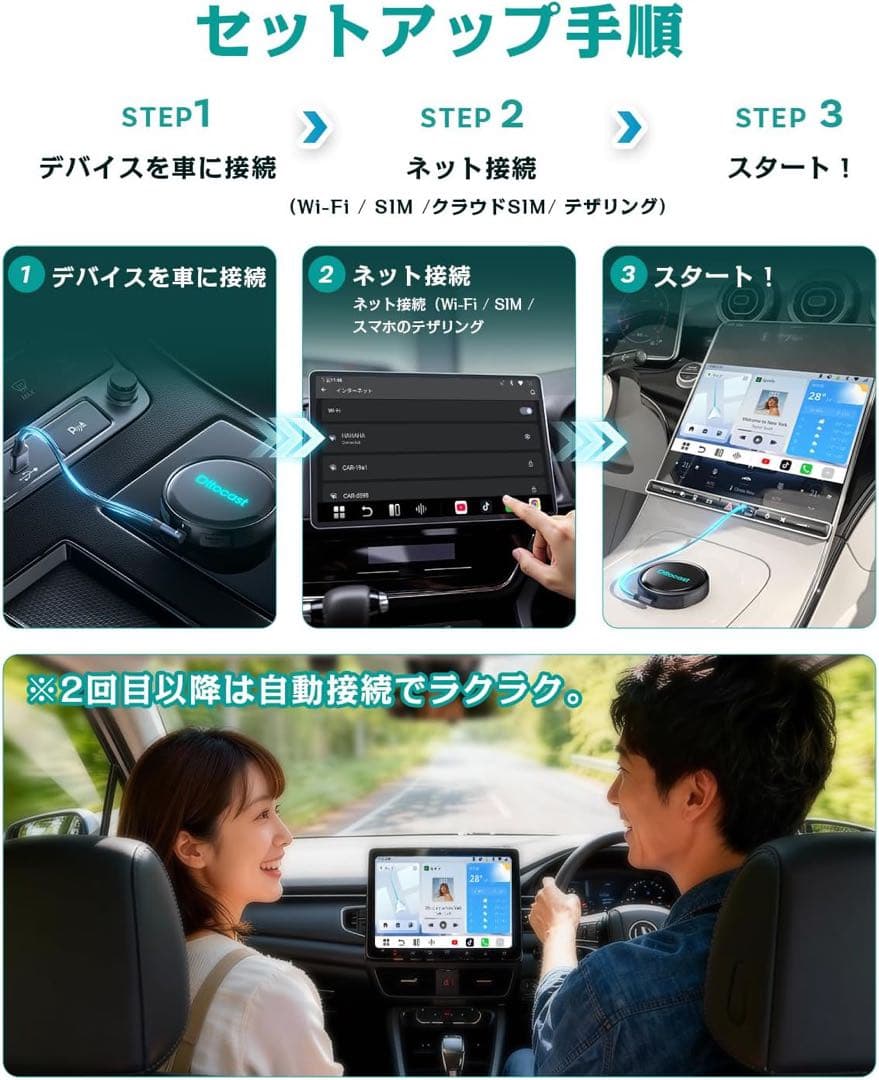 Ottocast P3 Pro リモコンセット 新品 CarPlay対応