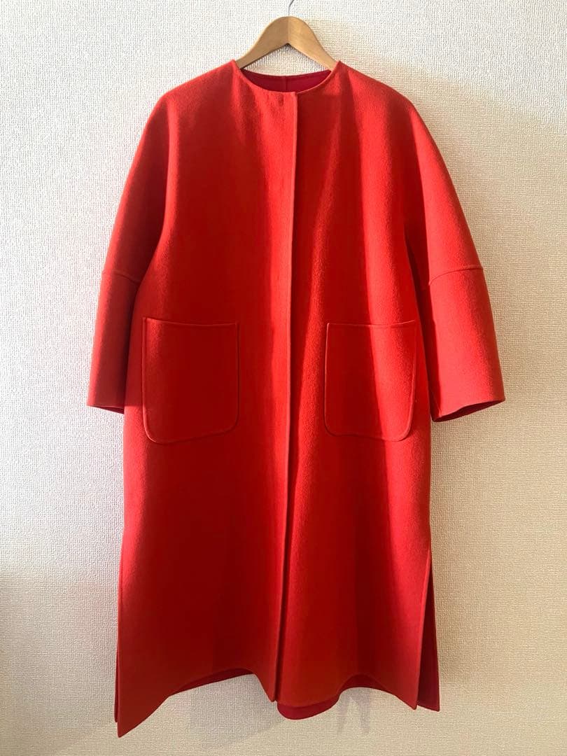 【Drawer】即完売したウールカシミヤ ノーカラーコート