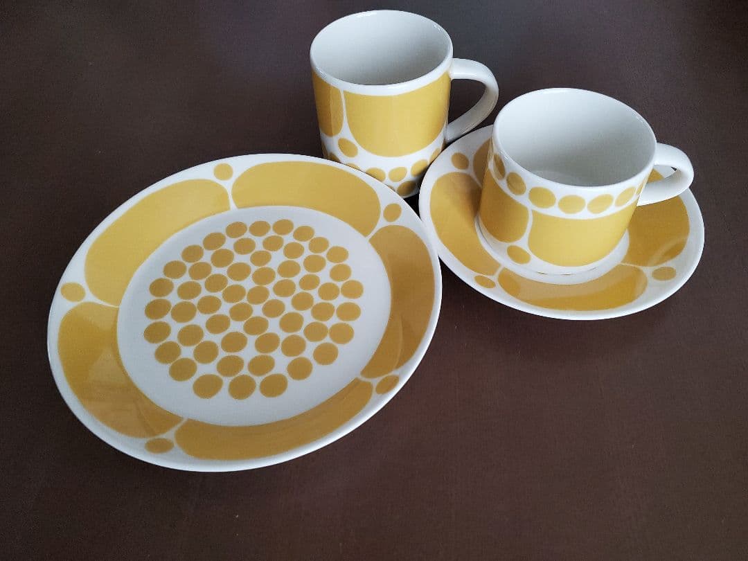 未使用　アラビア　スンヌンタイ　お皿、マグカップ、カップ&ソーサー　3点セット