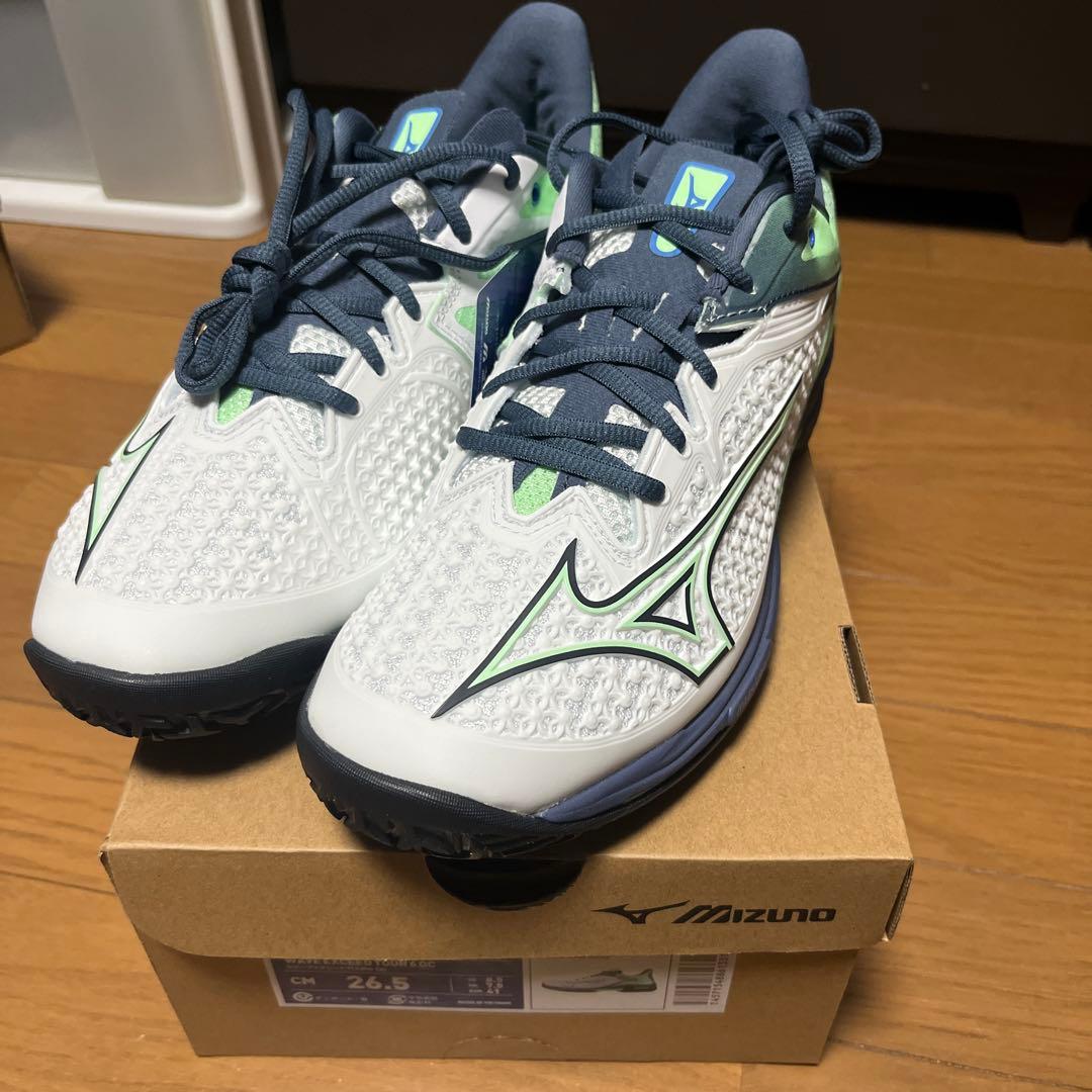 テニス 26.5cm ミズノ ウェーブエクシード TOUR 6 OC