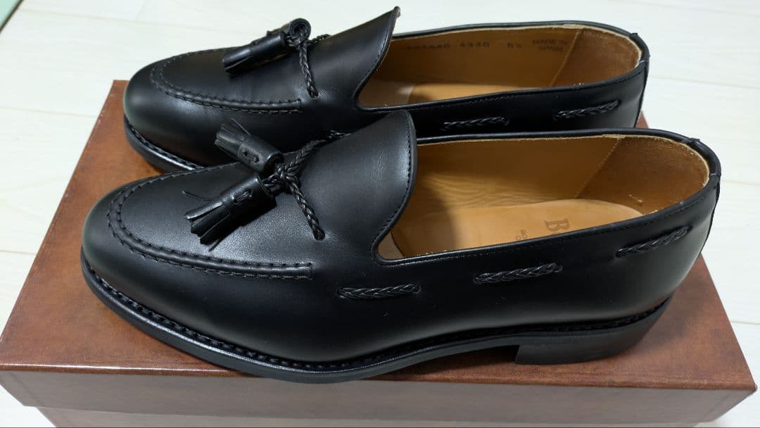 g*e様 Berwick 4340BCDABK ローファー25.5cm