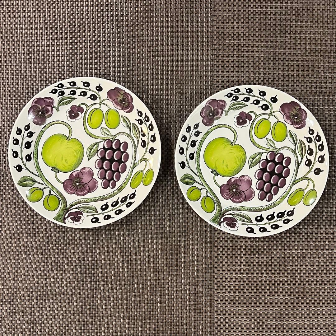 アラビア　パラティッシ プレート 26cm パープル　２枚