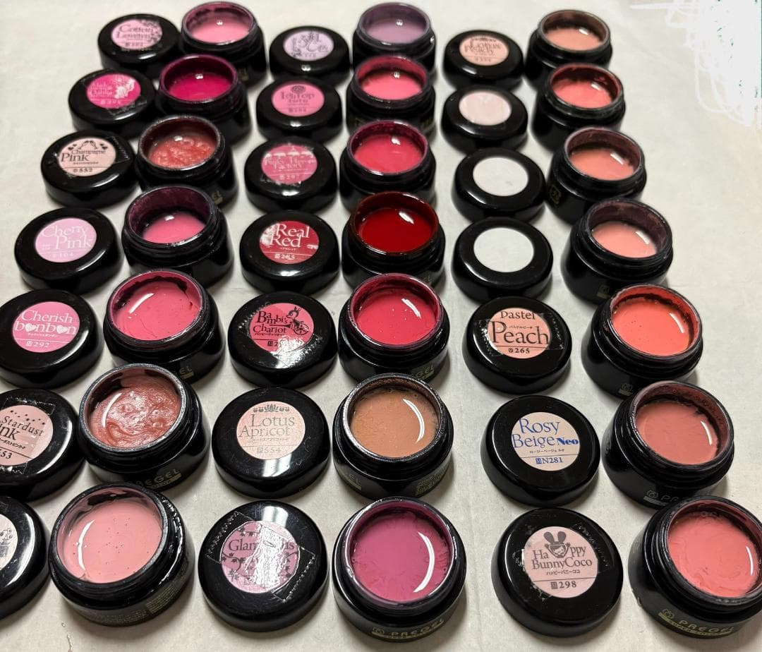 プリジェル　ジェルネイルまとめ売り　58個セット