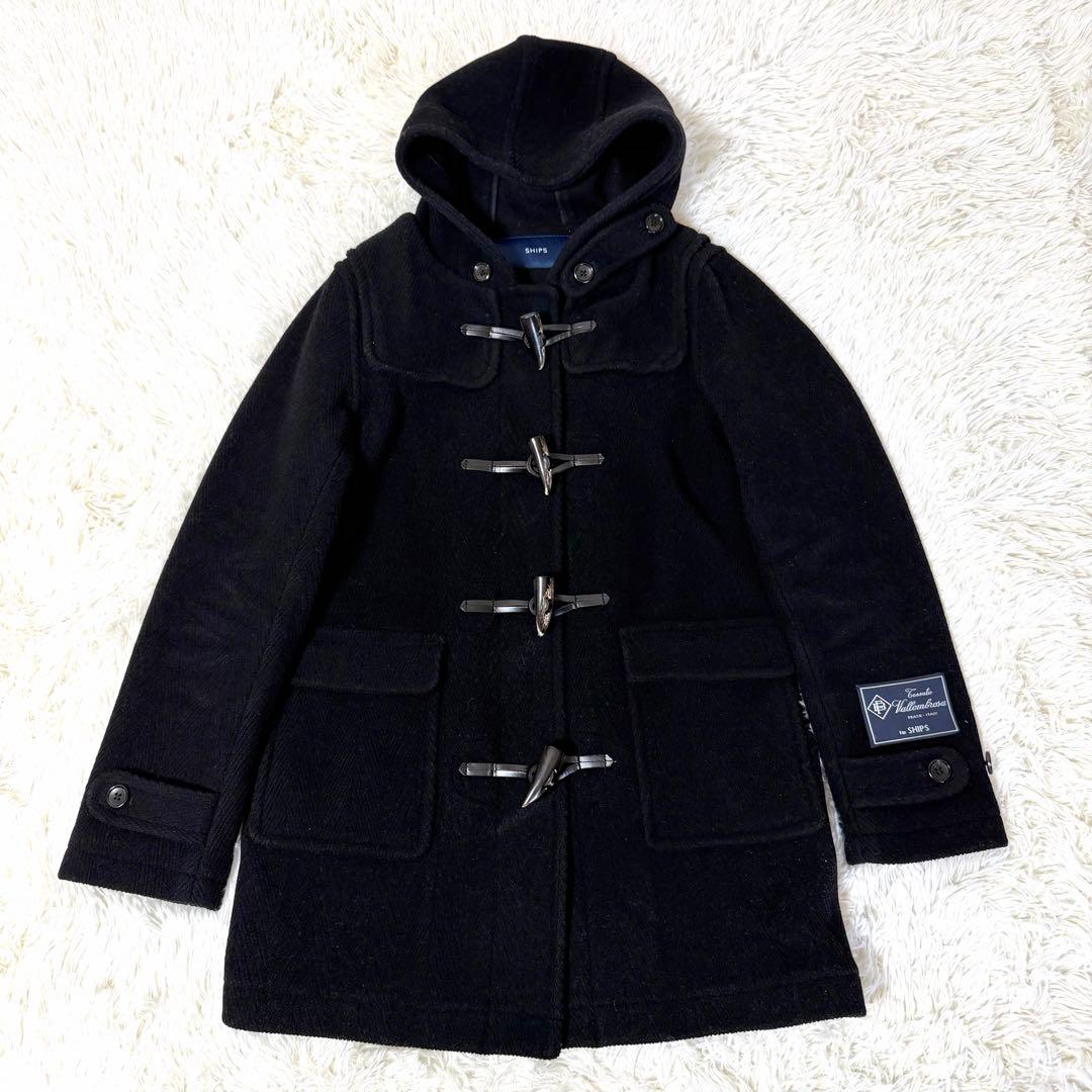 美品✨SHIPS Vallombrosa ダッフルコート ヘリンボーン 40