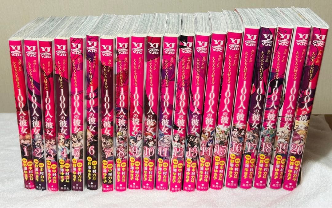 【君のことが大大大大好きな100人の彼女】20巻セット 値引き可能